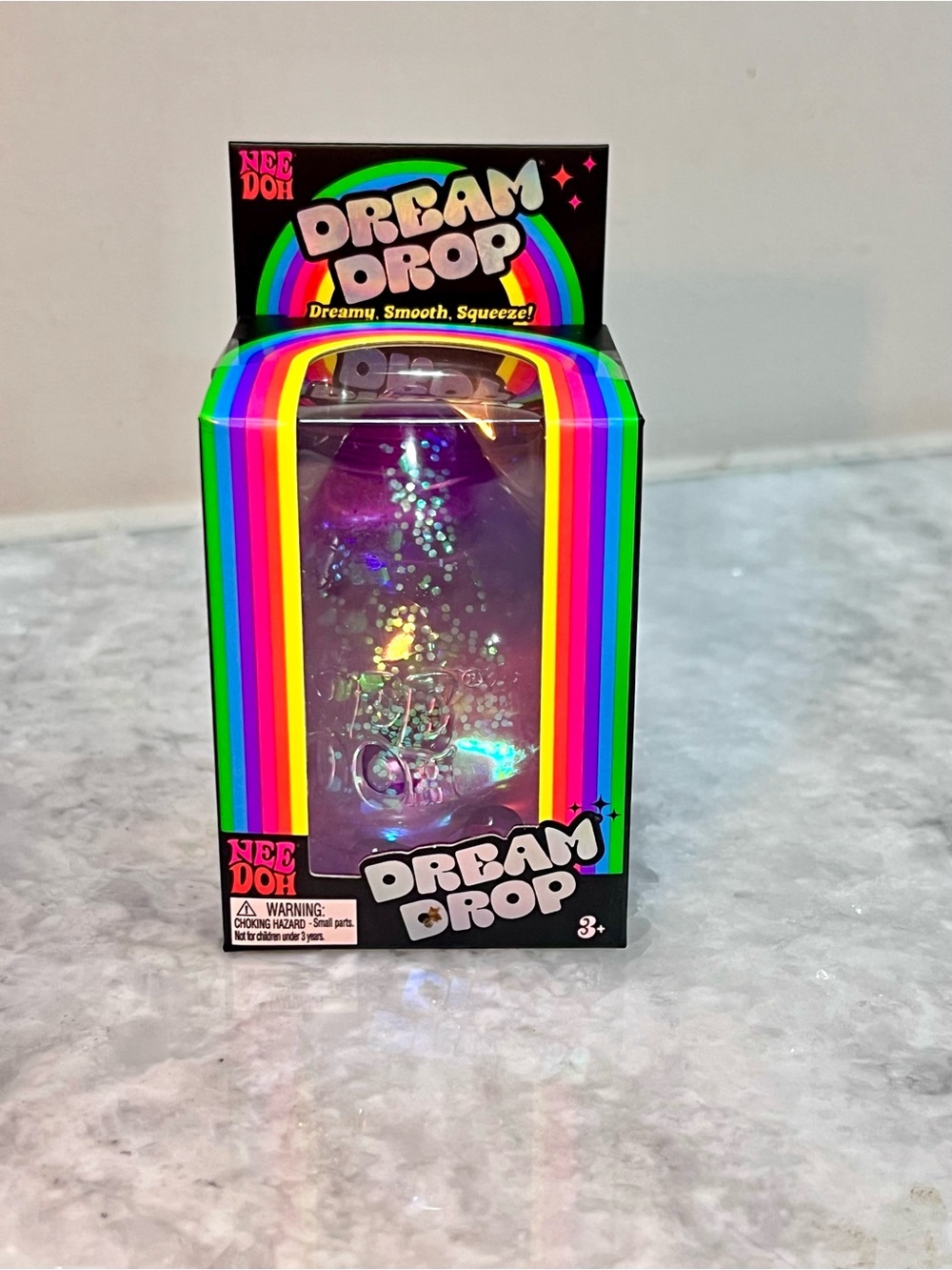 NeeDoh Dream Drop Purple Squishy Toy